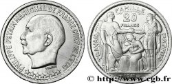 Essai-piéfort de 20 francs Pétain en aluminium par Vézien 1941 Paris VG.5568 var. SPL 
