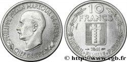 Essai de 10 francs Pétain en aluminium par Delannoy 1941  VG.5569 var. SPL 