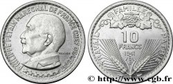 Essai de 10 francs Pétain en aluminium par Vézien 1941  VG.5572 var. SPL 