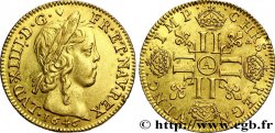 LOUIS XIV LE GRAND OU LE ROI SOLEIL Louis d’or aux huit L, portrait à la mèche longue 1646 Paris SUP/TTB+