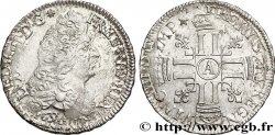 LOUIS XIV LE GRAND OU LE ROI SOLEIL Demi-écu aux huit L, 1er type 1690 Paris TTB