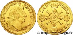 LOUIS XIV LE GRAND OU LE ROI SOLEIL Louis d or aux quatre L 1694 Dijon SUP