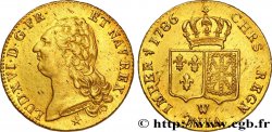 LOUIS XVI Double louis d’or aux écus accolés 1786 Lille TTB/TTB+