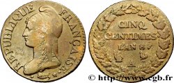 Cinq centimes Dupré, grand module 1800 Paris F.115/88