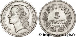 5 francs Lavrillier, nickel 1938  F.336/7