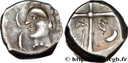 GALLIA - SUDOVESTE DELLA GALLIA - VOLCÆ TECTOSAGES (Regione di Tolosa) Drachme de style hybride entre “cubiste et romanisé”, S. 51