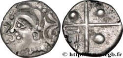 CADURQUES (région de Cahors) Drachme “à la tête triangulaire”, S. 140 TTB