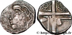 PÉTROCORES (région de Périgueux) Drachme  type de Belvès , S. 220 TTB+
