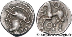 ÉDUENS (BIBRACTE, région du Mont-Beuvray) Denier à la tête casquée SUP