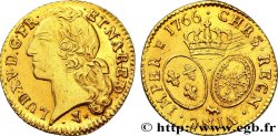 LOUIS XV DIT LE BIEN AIMÉ Louis d’or aux écus ovales, tête ceinte d’un bandeau 1766 Pau SUP