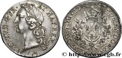 LOUIS XV DIT LE BIEN AIMÉ Écu dit  au bandeau  1742 Tours TTB+