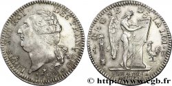 LOUIS XVI Écu dit  au génie  1792 Lille AU