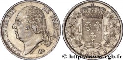 1 franc Louis XVIII 1822 Lille F.206/44 SUP 