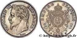 Essai de 2 francs Napoléon III, tête laurée  1868 Paris VG.-  SPL 