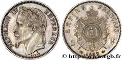 Essai de 1 franc Napoléon III, tête laurée 1862 Paris VG.3625  SPL 