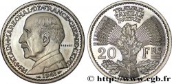 Essai de 20 francs Pétain en bronze-nickel par Cochet 1941  VG.5565  SPL 