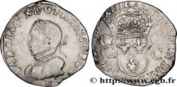 CHARLES IX Teston, 2e type 1574 Angers