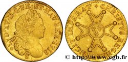 LOUIS XV DIT LE BIEN AIMÉ Louis d’or à la croix de chevalier 1718 Reims SUP