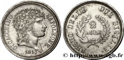 2 lire, rameaux courts 1813 Naples VG.2257 