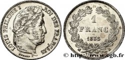 1 franc Louis-Philippe, couronne de chêne 1838 Rouen F.210/63 AU 