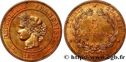 5 centimes Cérès 1877 Paris F.118/15 SUP 