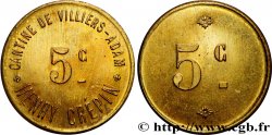 CANTINE DE VILLIERS-ADAM HENRY CREPIN 5 Centimes Cantine de Villiers-Adam Villiers-Adam