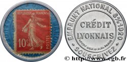 CREDIT LYONNAIS Timbre 10 Centimes Crédit Lyonnais Paris