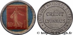 CREDIT LYONNAIS Timbre 10 Centimes Crédit Lyonnais Paris