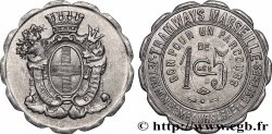 TRANSPORTS (TRAINS, BUS, TRAMWAYS, BATEAUX...) 15 Centimes - Tramways de Marseille Marseille