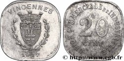 VILLES ET MAIRIES 20 Centimes Union Commerciale & Industrielle Vincennes Vincennes