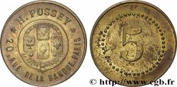 ENTREPRISES, INDUSTRIES ET COMMERCES DIVERS 5 Centimes H. Pussey - Paris 