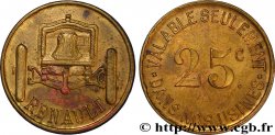 RENAULT 25 Centimes TTB
