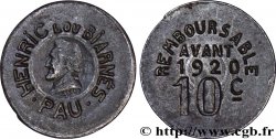 PAU, HENRIC LOU BIARNES 10 Centimes Pau