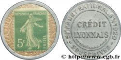 CREDIT LYONNAIS Timbre 5 Centimes AU