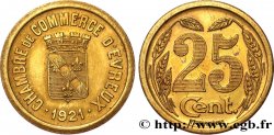 CHAMBRE DE COMMERCE D’EVREUX ESSAI 25 Centimes Evreux