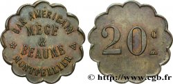 BAR AMERICAIN 20 CENTIMES TTB+