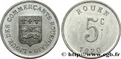LIGUE DES COMMERCANTS ROUENNAIS 5 Centimes Rouen