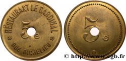 RESTAURANT LE CARDINAL 5 Francs Paris