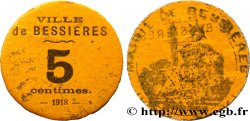 VILLE DE BESSIERES 5 CENTIMES BESSIERES