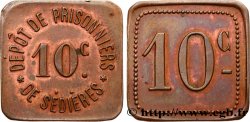 DEPOT DE PRISONNIERS DE SEDIERES 10 CENTIMES CLERGOUX