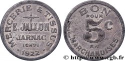 MERCERIE & TISSUS E. JALLON 5 Centimes Mercerie & Tissus Jallon - Jarnac Jarnac