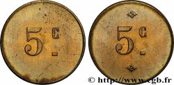 MONNAIE DE NÉCESSITÉ DIVERSES NON ATTRIBUES 5 Centimes 