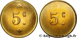 MONNAIE DE NÉCESSITÉ DIVERSES NON ATTRIBUES 5 Centimes 
