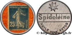 SPIDOLEINE Timbre 25 Centimes Paris