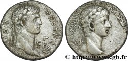 NÉRON et CLAUDE Tétradrachme syro-phénicien TTB