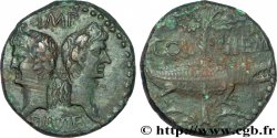 AUGUSTE et AGRIPPA Dupondius TTB/TB+