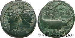 AUGUSTE et AGRIPPA Dupondius