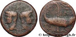 NEMAUSUS - NIMES - AUGUSTUS and AGRIPPA Dupondius COL NEM (as)