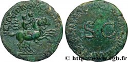 NÉRON ET DRUSUS CÉSARS  Dupondius