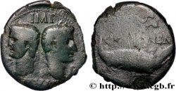 NEMAUSUS - NIMA - AUGUSTO y AGRIPA Dupondius COL NEM (as)